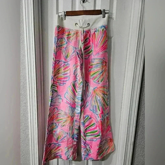 Lilly Pulitzer Linen Beach Pant - Picture 2 of 8